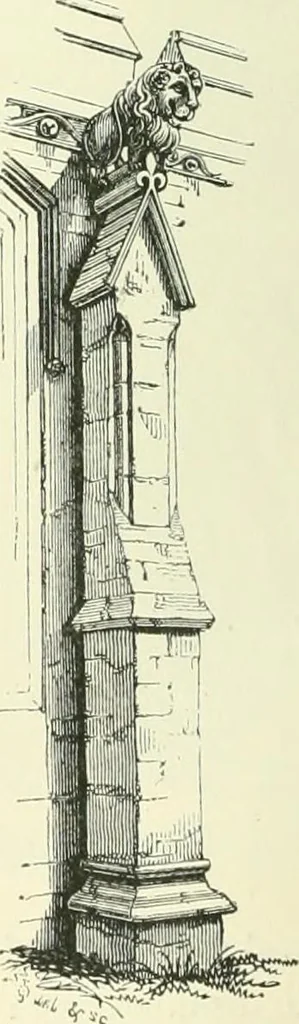 An illustration from An introduction to the study of Gothic architecture, 1900, leaf 227