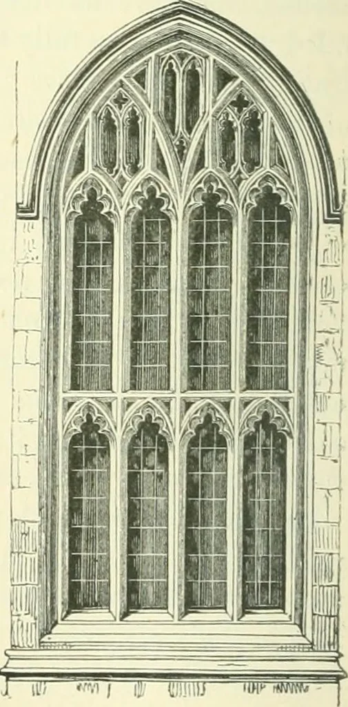 An illustration from An introduction to the study of Gothic architecture, 1900, leaf 241