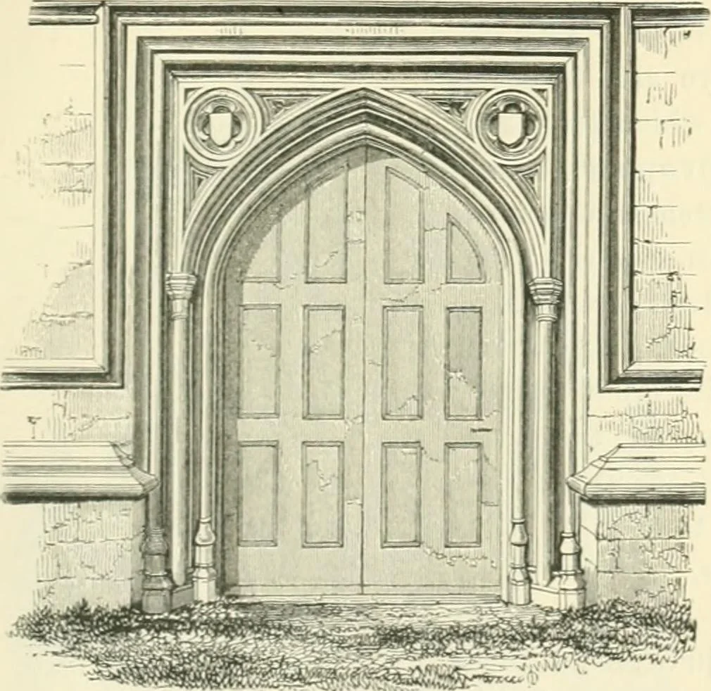 An illustration from An introduction to the study of Gothic architecture, 1900, leaf 246
