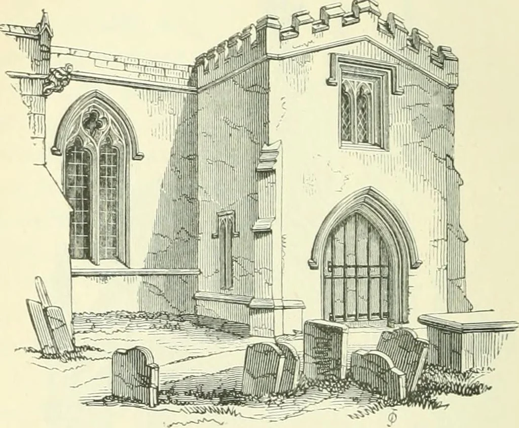 An illustration from An introduction to the study of Gothic architecture, 1900, leaf 249