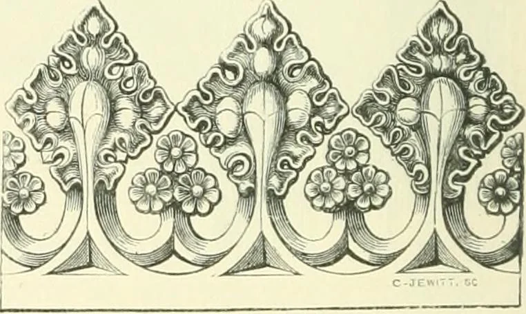An illustration from An introduction to the study of Gothic architecture, 1900, leaf 251