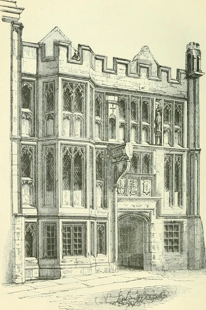 An illustration from An introduction to the study of Gothic architecture, 1900, leaf 257