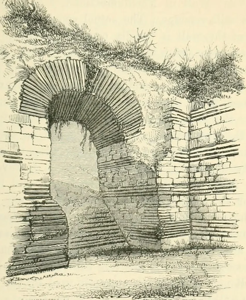 An illustration from An introduction to the study of Gothic architecture, 1900, leaf 28