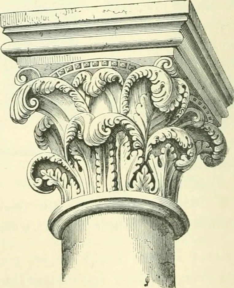 An illustration from An introduction to the study of Gothic architecture, 1900, leaf 293
