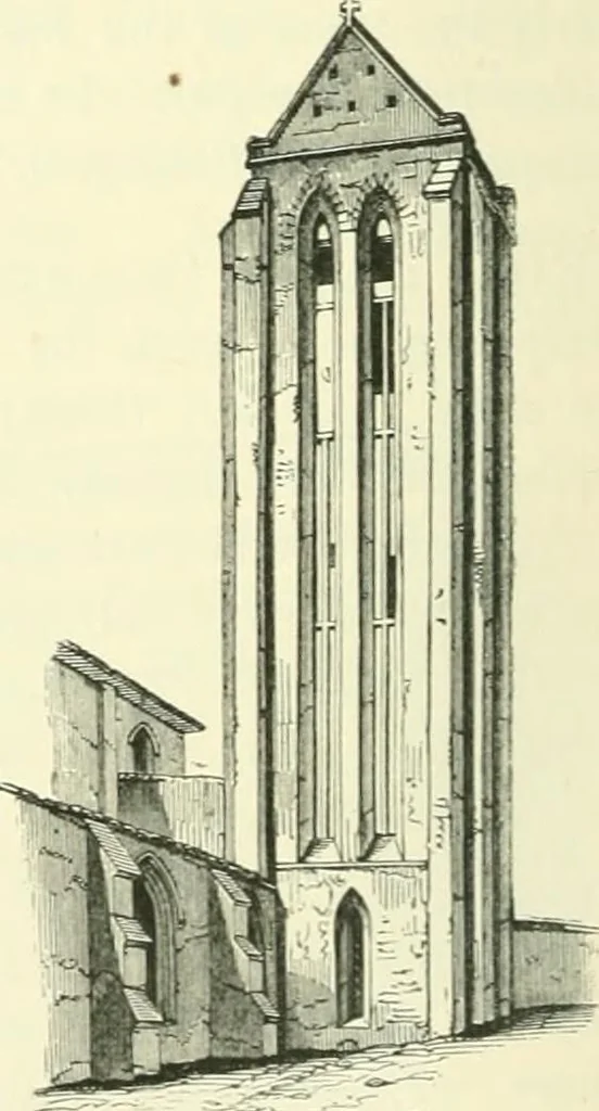An illustration from An introduction to the study of Gothic architecture, 1900, leaf 295