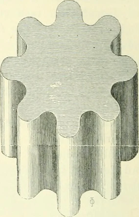 An illustration from An introduction to the study of Gothic architecture, 1900, leaf 317