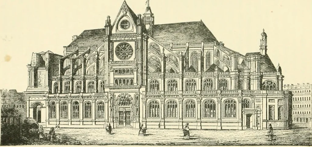 An illustration from An introduction to the study of Gothic architecture, 1900, leaf 318