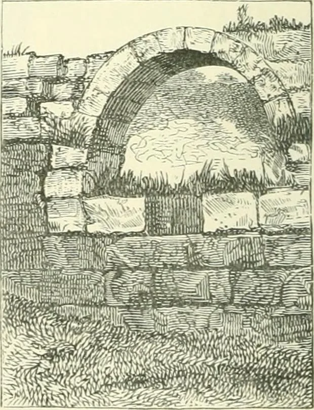 An illustration from An introduction to the study of Gothic architecture, 1900, leaf 323