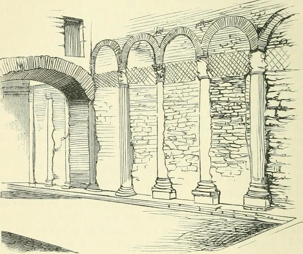 An illustration from An introduction to the study of Gothic architecture, 1900, leaf 333