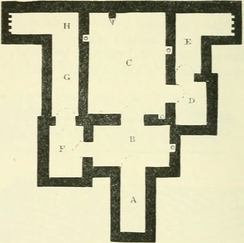 An illustration from An introduction to the study of Gothic architecture, 1900, leaf 37