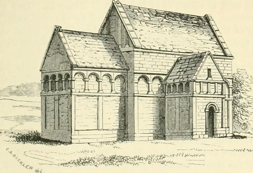 An illustration from An introduction to the study of Gothic architecture, 1900, leaf 38