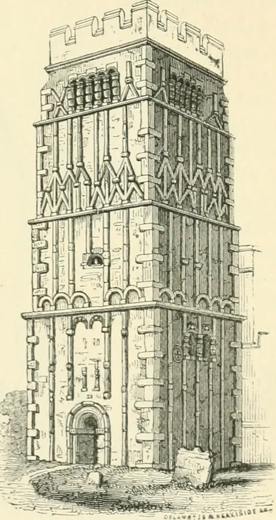 An illustration from An introduction to the study of Gothic architecture, 1900, leaf 50