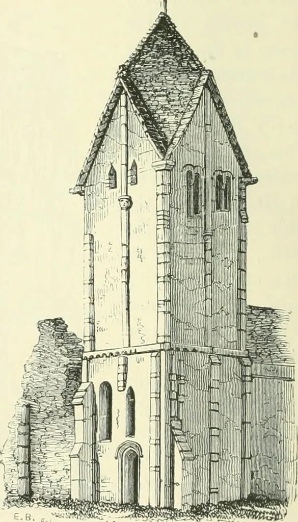 An illustration from An introduction to the study of Gothic architecture, 1900, leaf 51