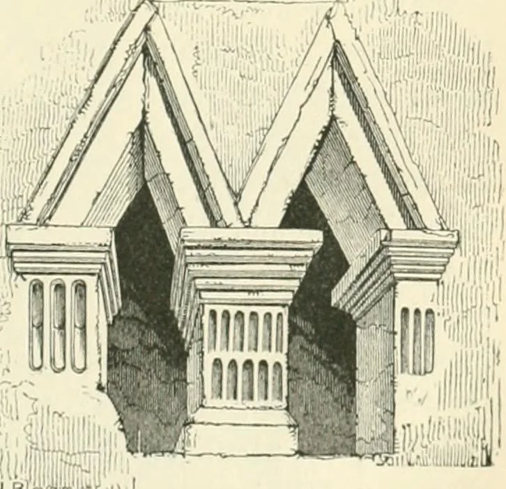 An illustration from An introduction to the study of Gothic architecture, 1900, leaf 52