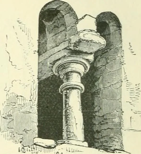 An illustration from An introduction to the study of Gothic architecture, 1900, leaf 53