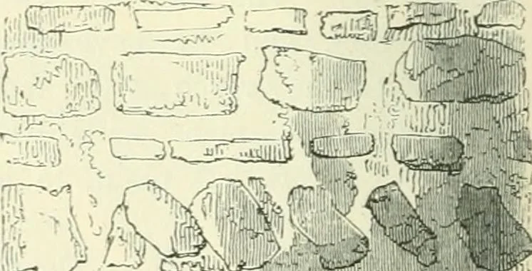 An illustration from An introduction to the study of Gothic architecture, 1900, leaf 57