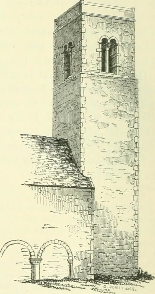 An illustration from An introduction to the study of Gothic architecture, 1900, leaf 59