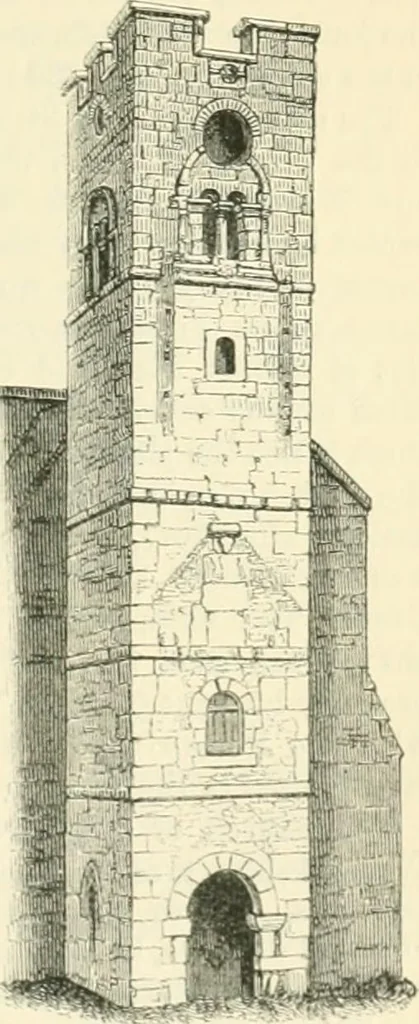 An illustration from An introduction to the study of Gothic architecture, 1900, leaf 60