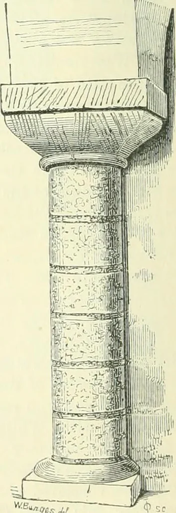 An illustration from An introduction to the study of Gothic architecture, 1900, leaf 61