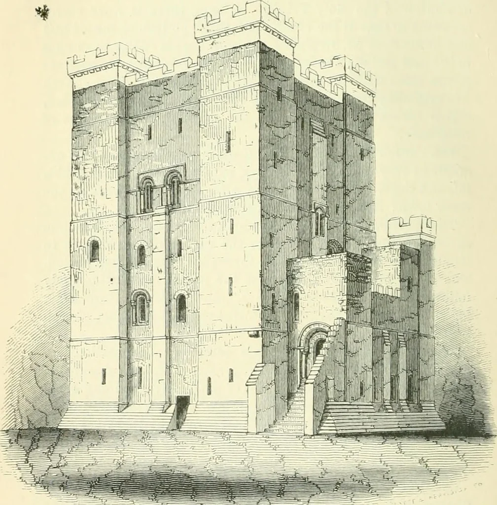 An illustration from An introduction to the study of Gothic architecture, 1900, leaf 65
