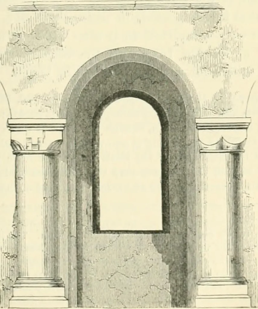 An illustration from An introduction to the study of Gothic architecture, 1900, leaf 66