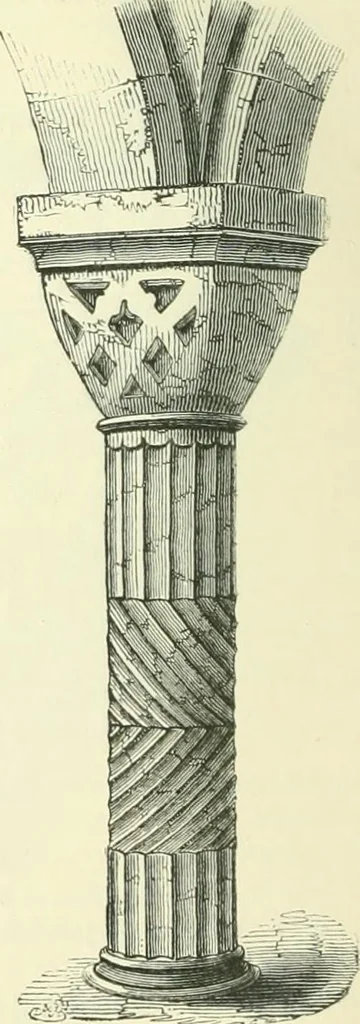 An illustration from An introduction to the study of Gothic architecture, 1900, leaf 75