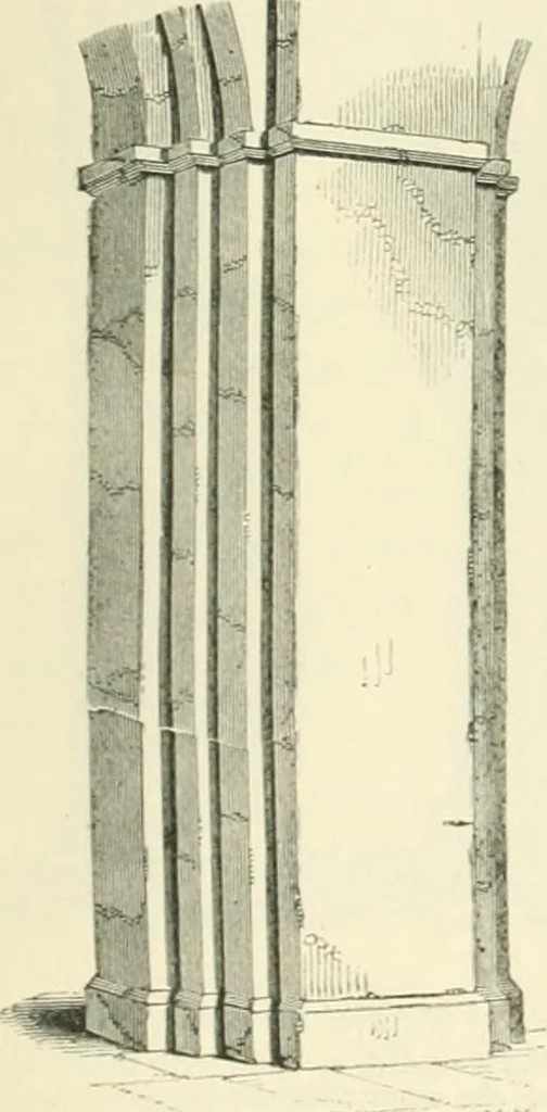 An illustration from An introduction to the study of Gothic architecture, 1900, leaf 88