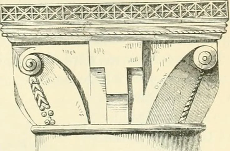An illustration from An introduction to the study of Gothic architecture, 1900, leaf 94