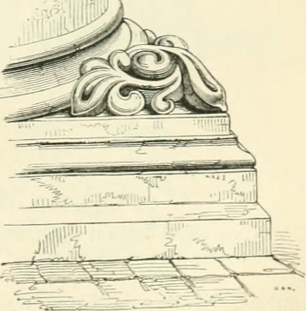An illustration from An introduction to the study of Gothic architecture, 1900, leaf 96