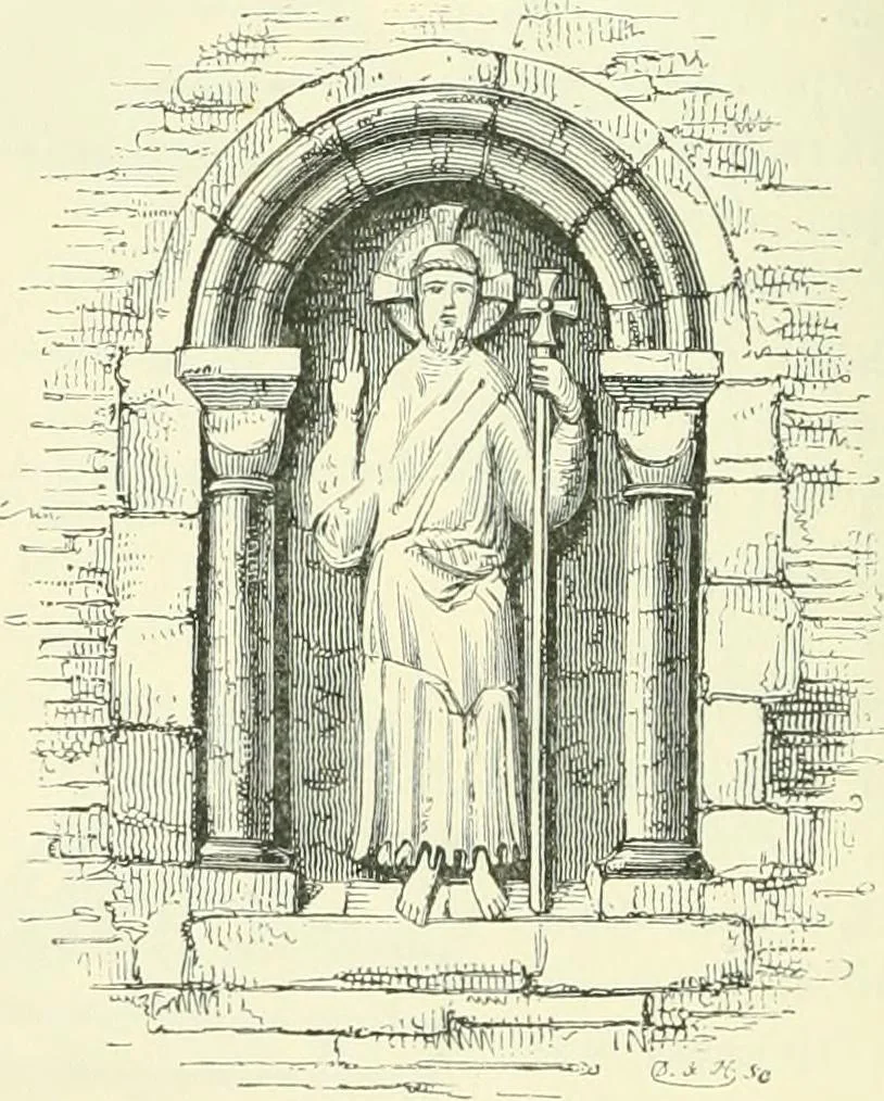 An illustration from An introduction to the study of Gothic architecture, 1900, leaf 97