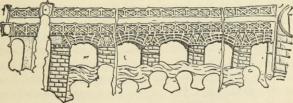 An illustration from A study of the houses of the American aborigines; with suggestions for the exploration of the ruins in New Mexico, Arizona, the valley of the San Juan, and in Yucatan and Central America, under the auspices of the Archæological institute, 1880, leaf 130