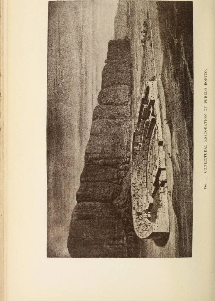 An illustration from A study of the houses of the American aborigines; with suggestions for the exploration of the ruins in New Mexico, Arizona, the valley of the San Juan, and in Yucatan and Central America, under the auspices of the Archæological institute, 1880, leaf 61
