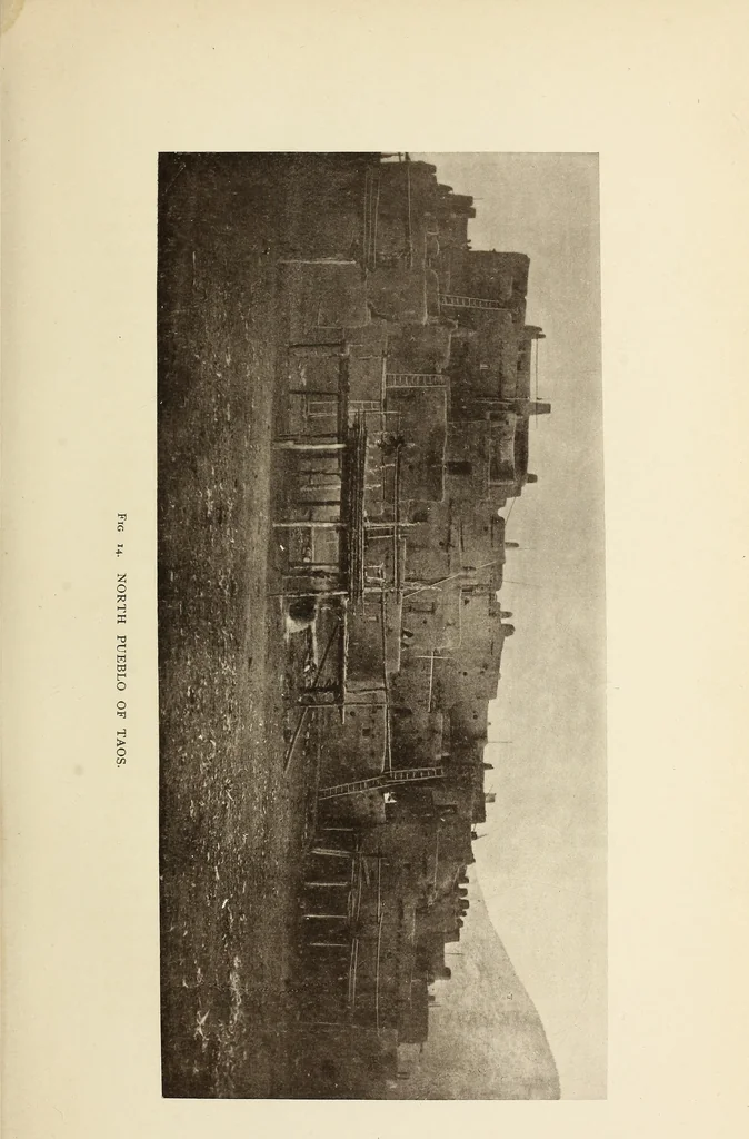 An illustration from A study of the houses of the American aborigines; with suggestions for the exploration of the ruins in New Mexico, Arizona, the valley of the San Juan, and in Yucatan and Central America, under the auspices of the Archæological institute, 1880, leaf 64
