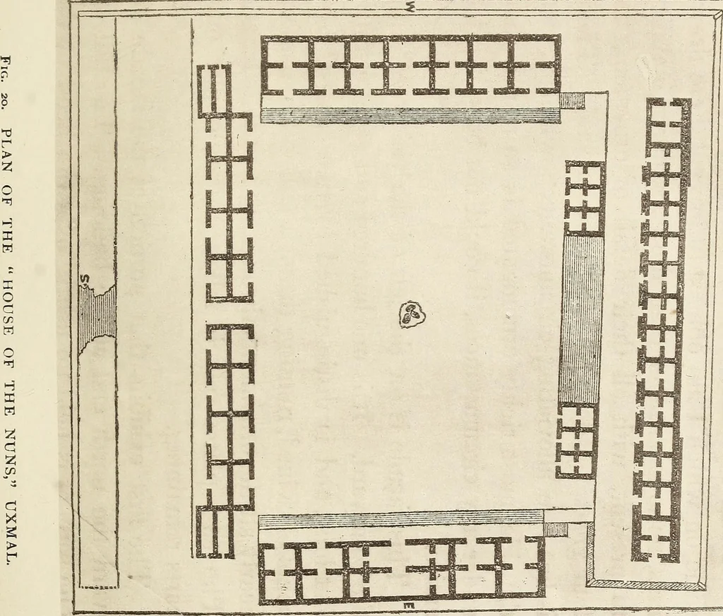 An illustration from A study of the houses of the American aborigines; with suggestions for the exploration of the ruins in New Mexico, Arizona, the valley of the San Juan, and in Yucatan and Central America, under the auspices of the Archæological institute, 1880, leaf 88