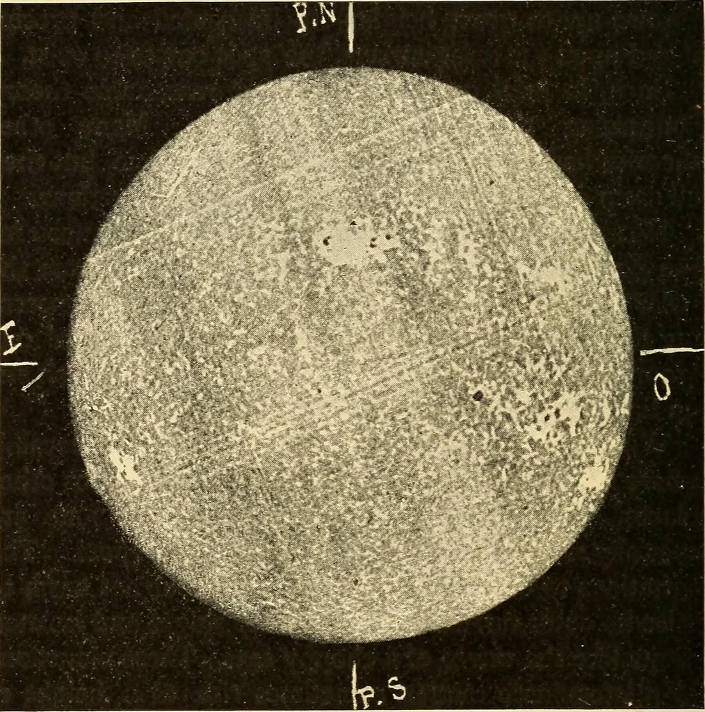 An illustration from A study of the sky, 1896, leaf 197