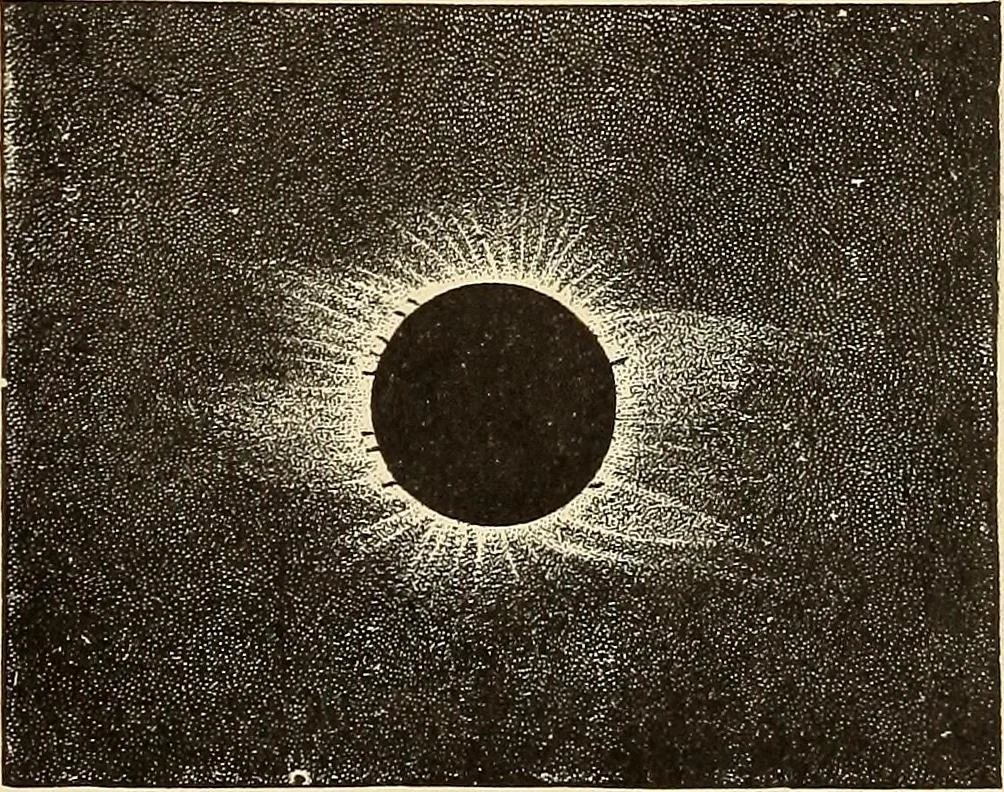 An illustration from A study of the sky, 1896, leaf 202