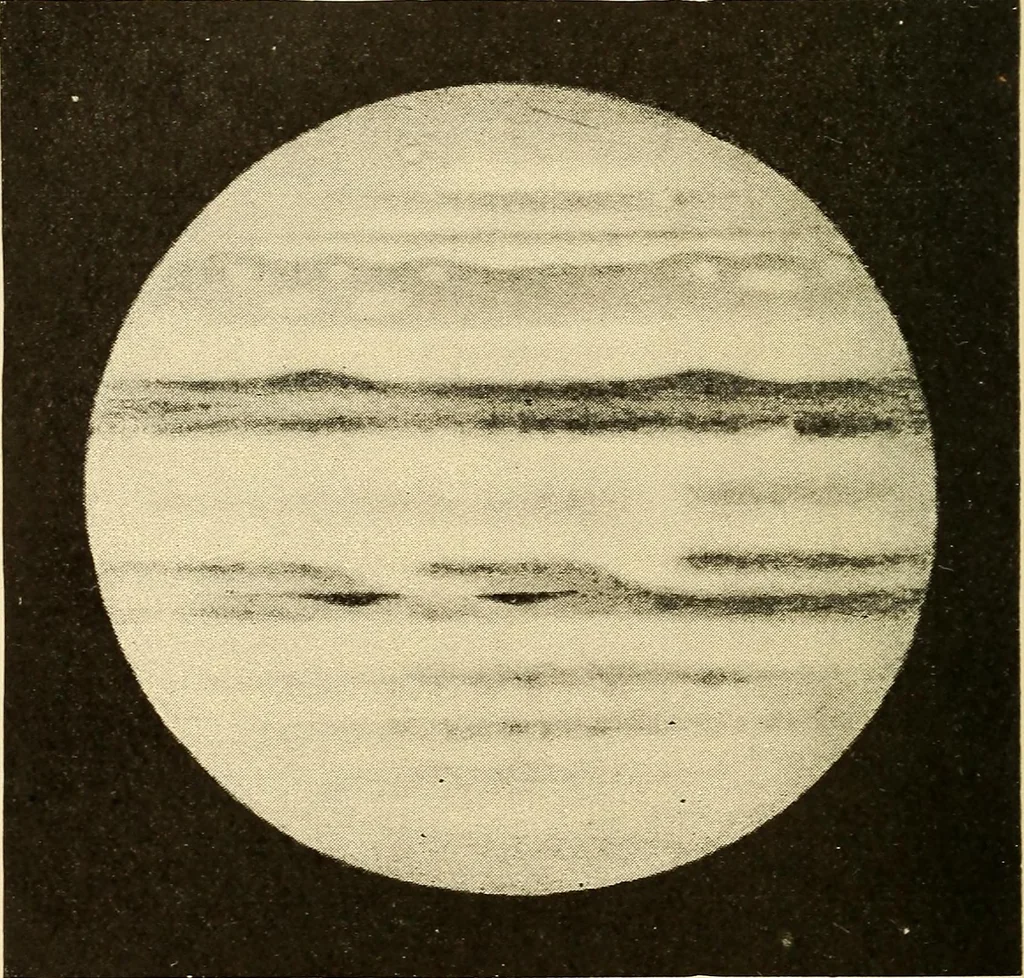 An illustration from A study of the sky, 1896, leaf 261