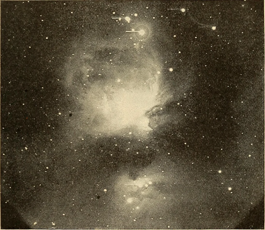 An illustration from A study of the sky, 1896, leaf 332