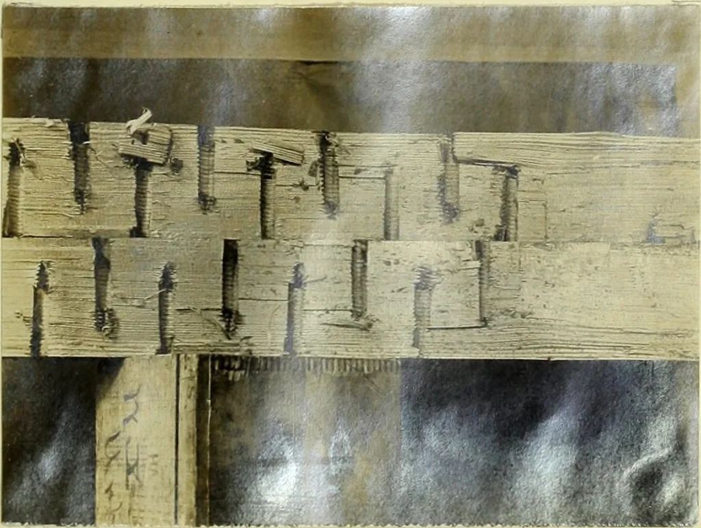 An illustration from A study of spliced wooden tie-beams, 1906, leaf 82