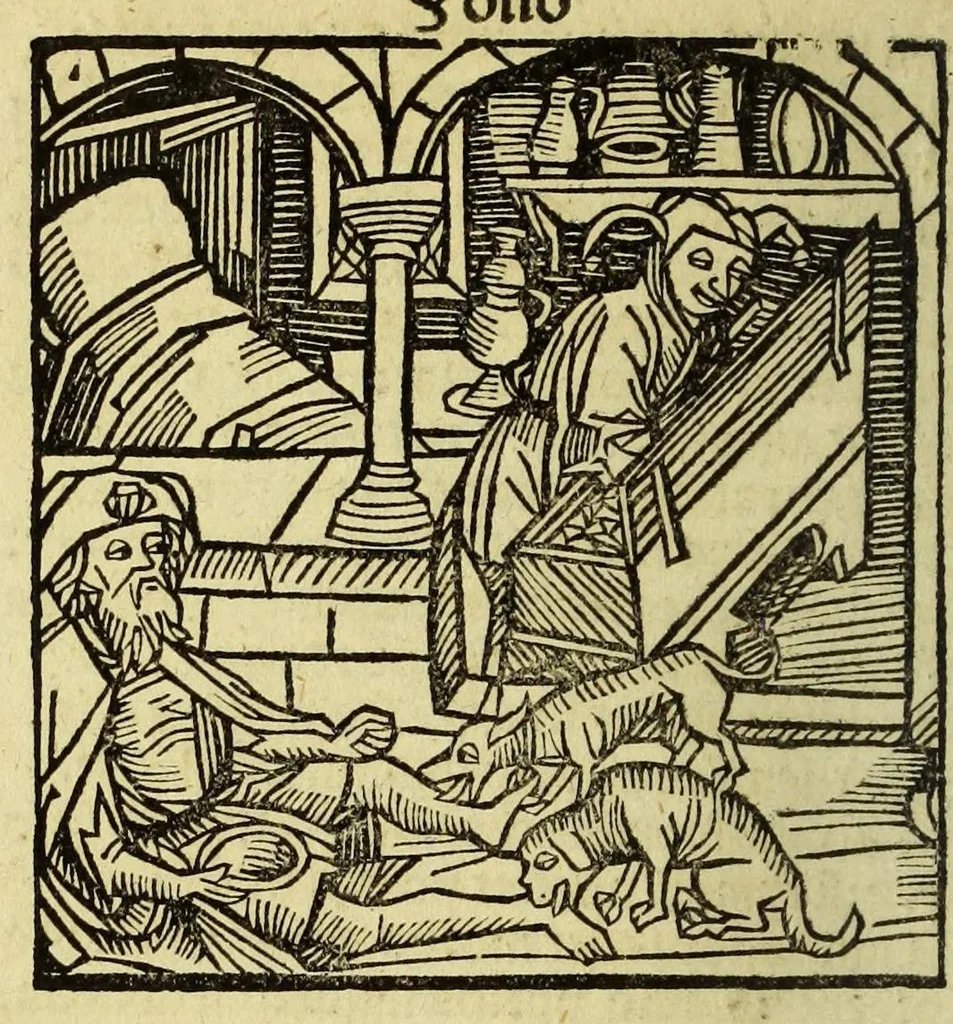 An illustration from Stultifera nauis : Narrago[n]ie profectionis nunq[uam] satis laudata nauis, leaf 64