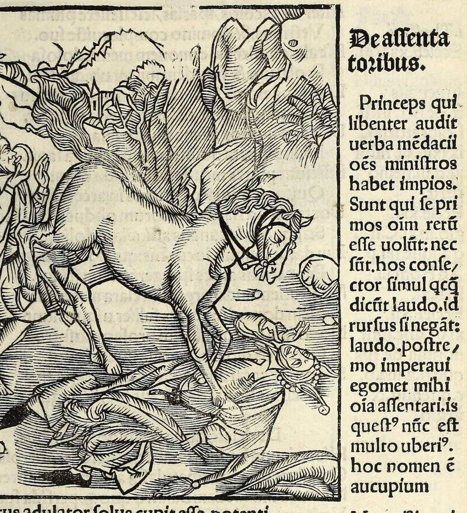 An illustration from Stultifera nauis : Narragonice p[ro]fect[i]onis nunq[uam] satis laudata nauis:, leaf 231