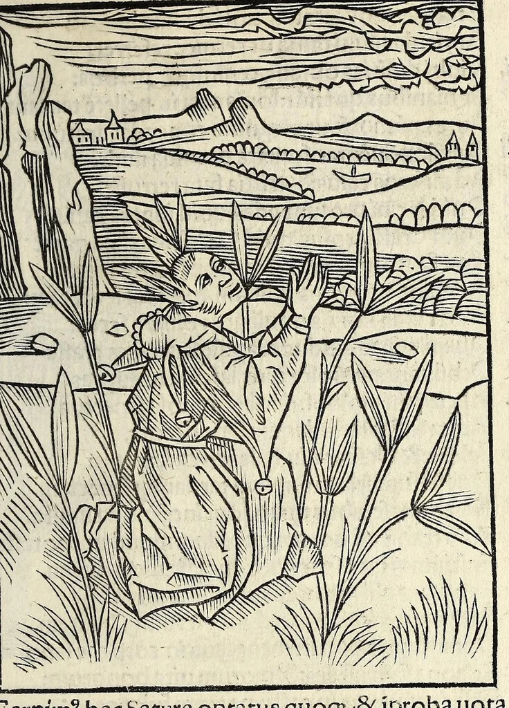 An illustration from Stultifera nauis : Narragonice p[ro]fect[i]onis nunq[uam] satis laudata nauis:, leaf 81