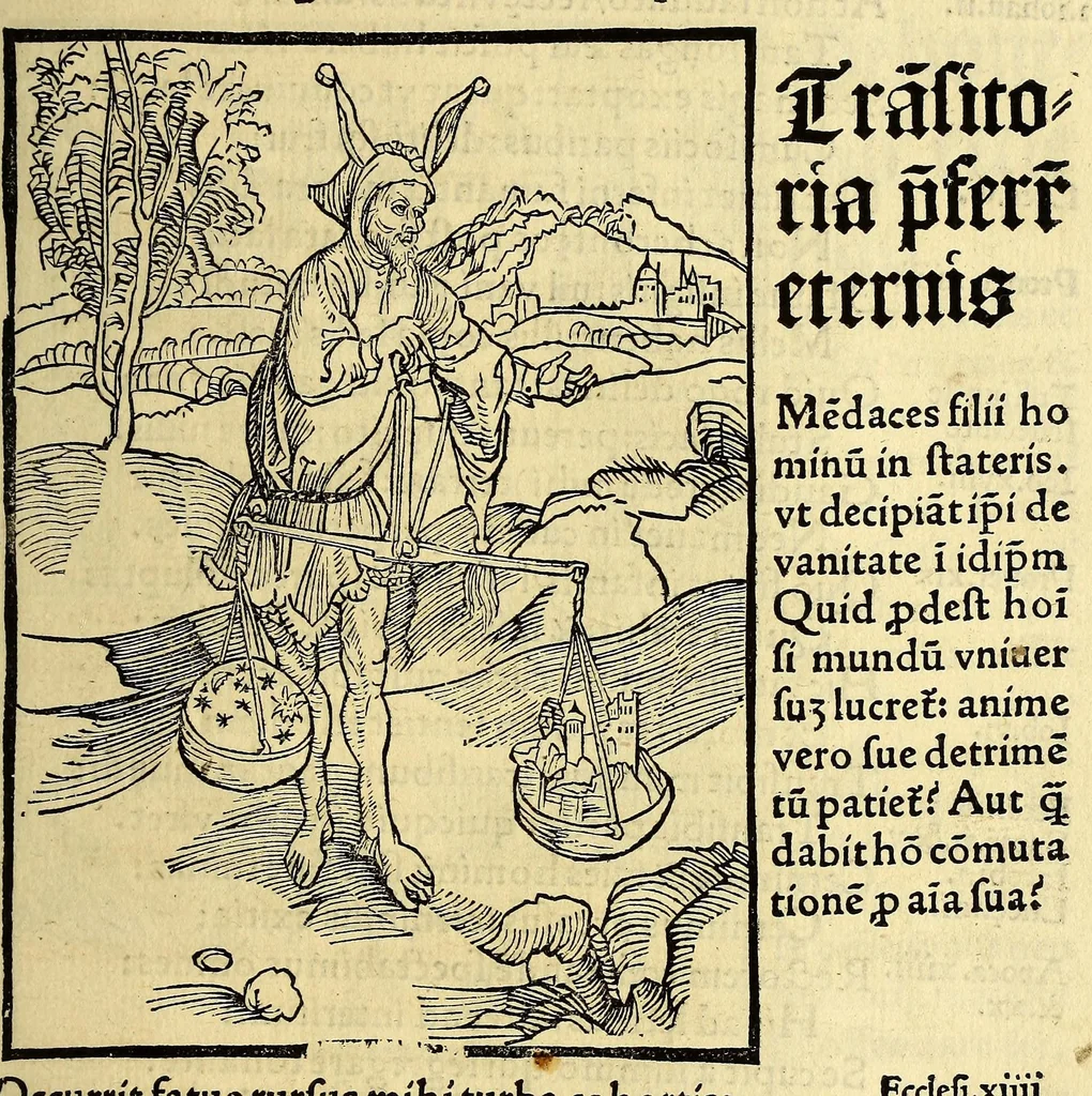 An illustration from Stultifera nauis : Narragonice p[ro]fect[i]onis nunq[uam] satis laudata nauis:, leaf 115