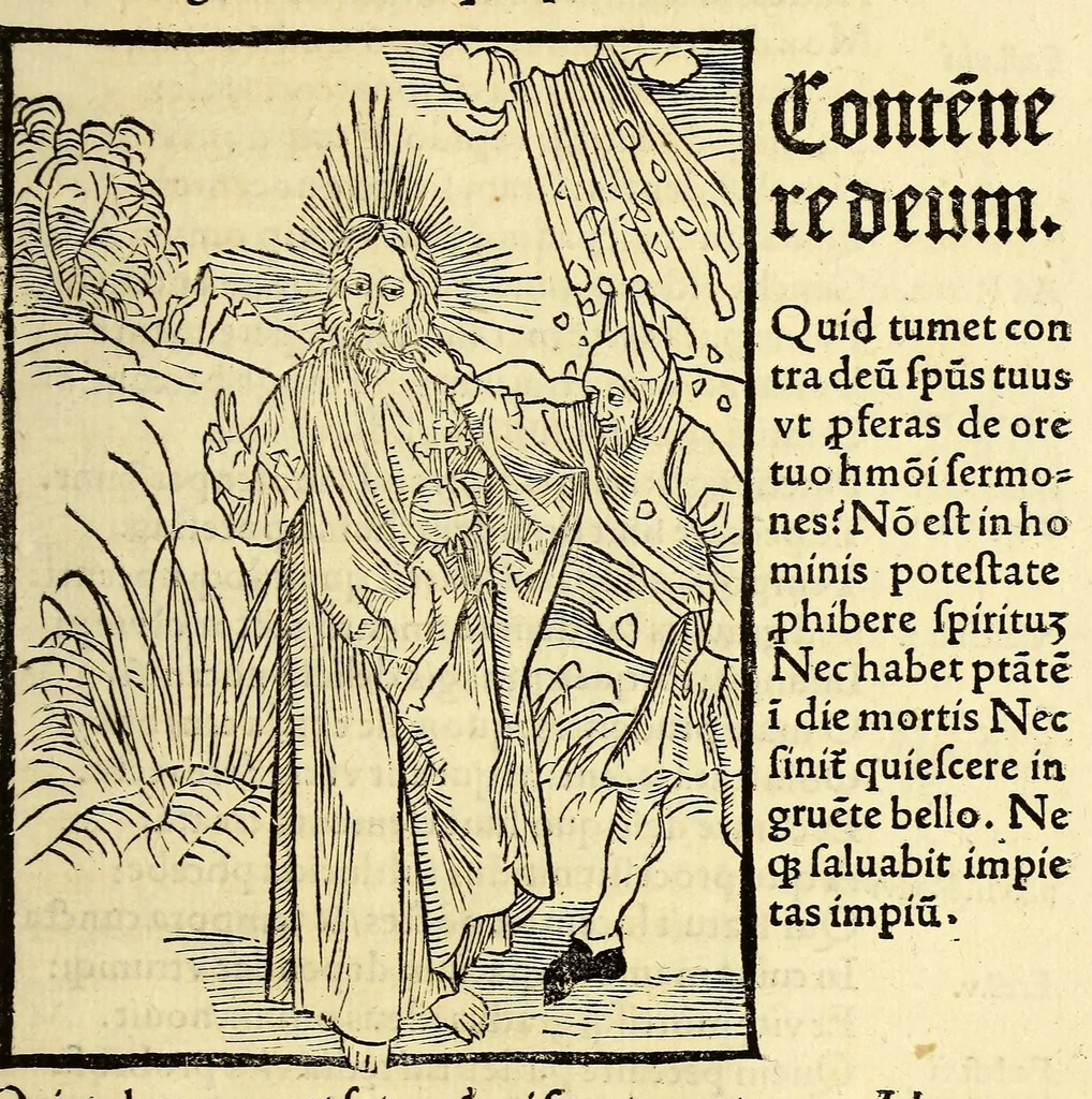 An illustration from Stultifera nauis : Narragonice p[ro]fect[i]onis nunq[uam] satis laudata nauis:, leaf 201