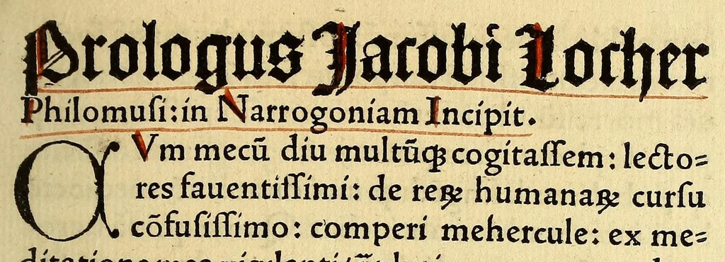 An illustration from Stultifera nauis. : narragonice p[ro]fectionis nunq[uam] satis laudata nauis:, leaf 23