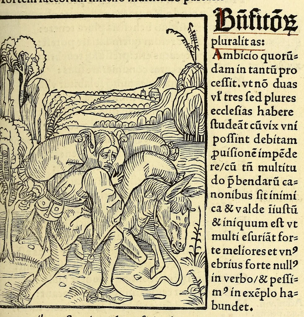 An illustration from Stultifera nauis. : narragonice p[ro]fectionis nunq[uam] satis laudata nauis:, leaf 91
