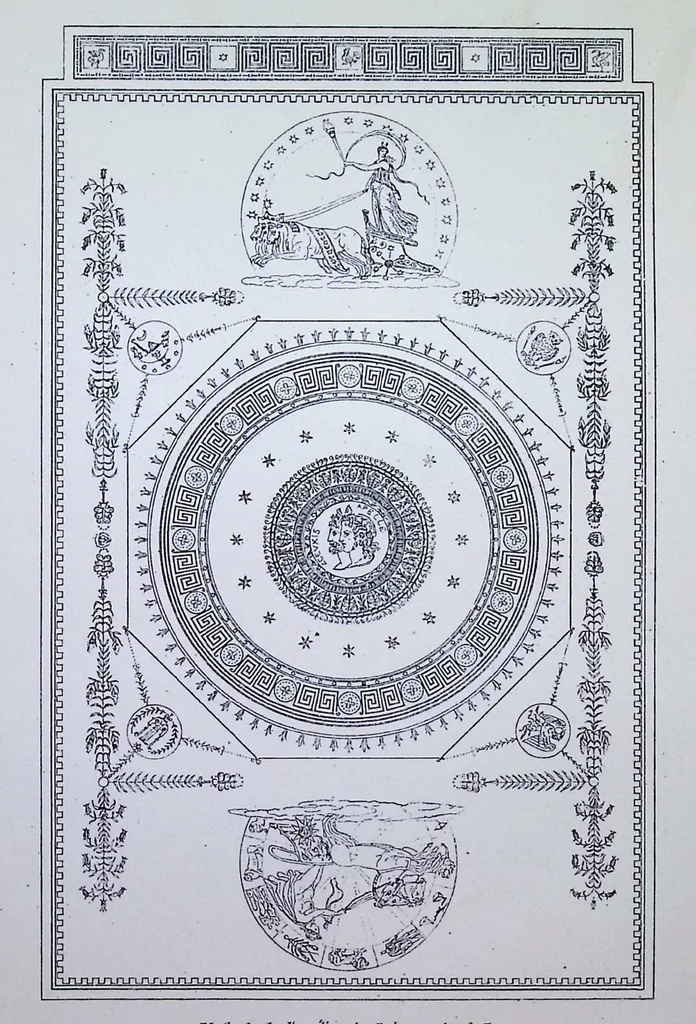 An illustration from Style Empire: Interior Decorations, Furniture, Etc., Etc. Executed after Designs by Ch. Percier and P. F. L. Fontaine, 1895, leaf 8