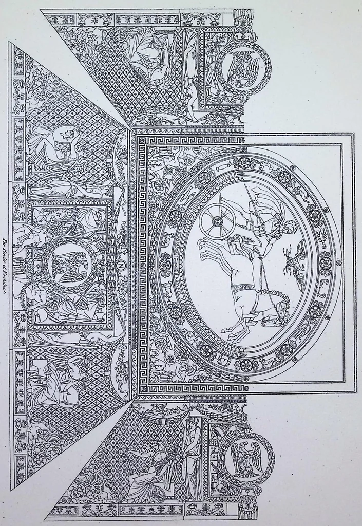 An illustration from Style Empire: Interior Decorations, Furniture, Etc., Etc. Executed after Designs by Ch. Percier and P. F. L. Fontaine, 1895, leaf 82