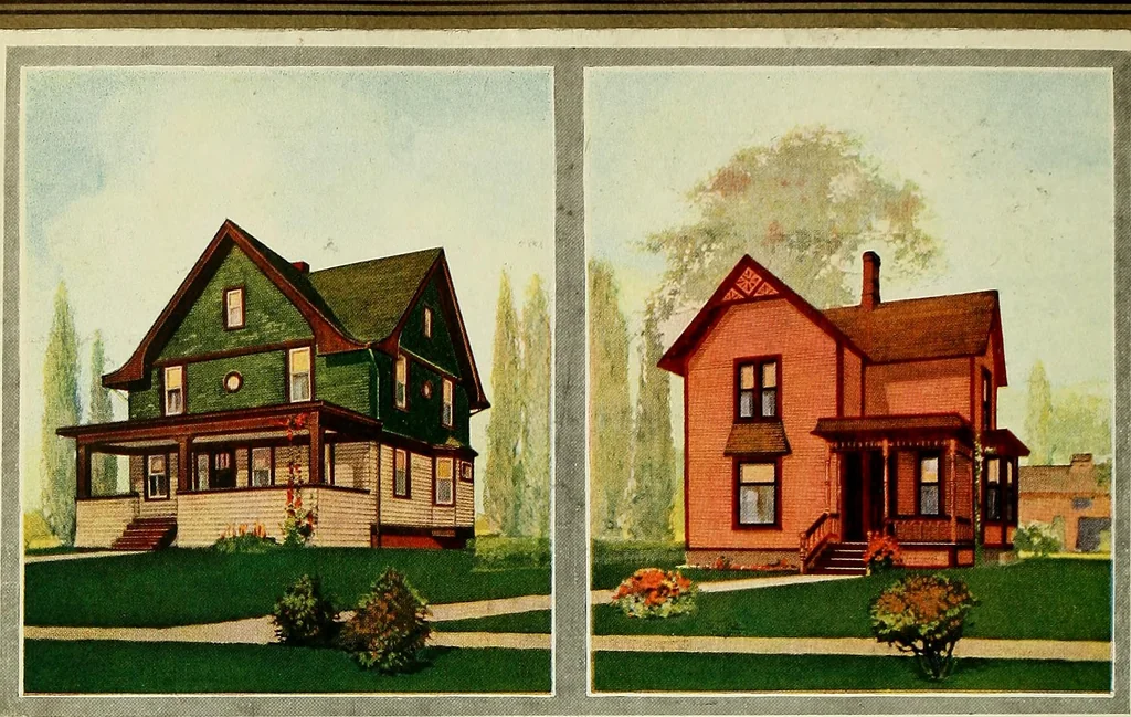An illustration from Style portfolio of home decoration, 1910, leaf 11