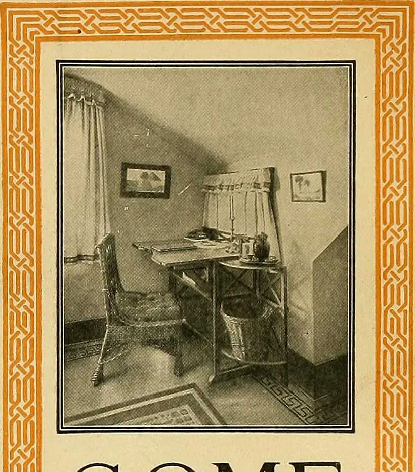 An illustration from Style portfolio of home decoration, 1910, leaf 13